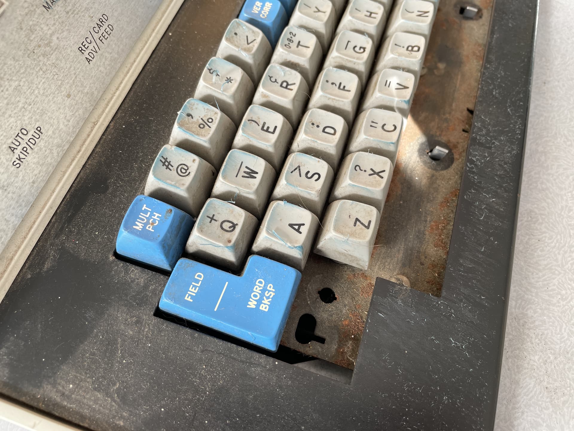 The IBM 029 Card Punch