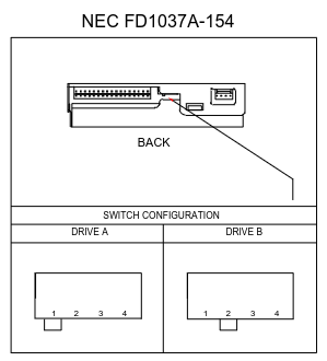 NEC FD1037A Drive Switches 2