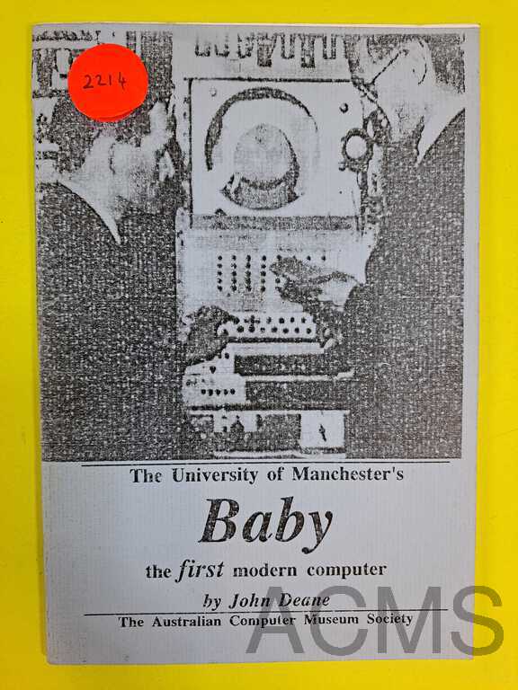 CatChat: The University of Manchaster's Baby the first modern computer