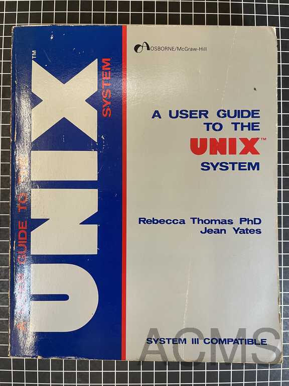 CatChat: A User Guide to the UNIX System